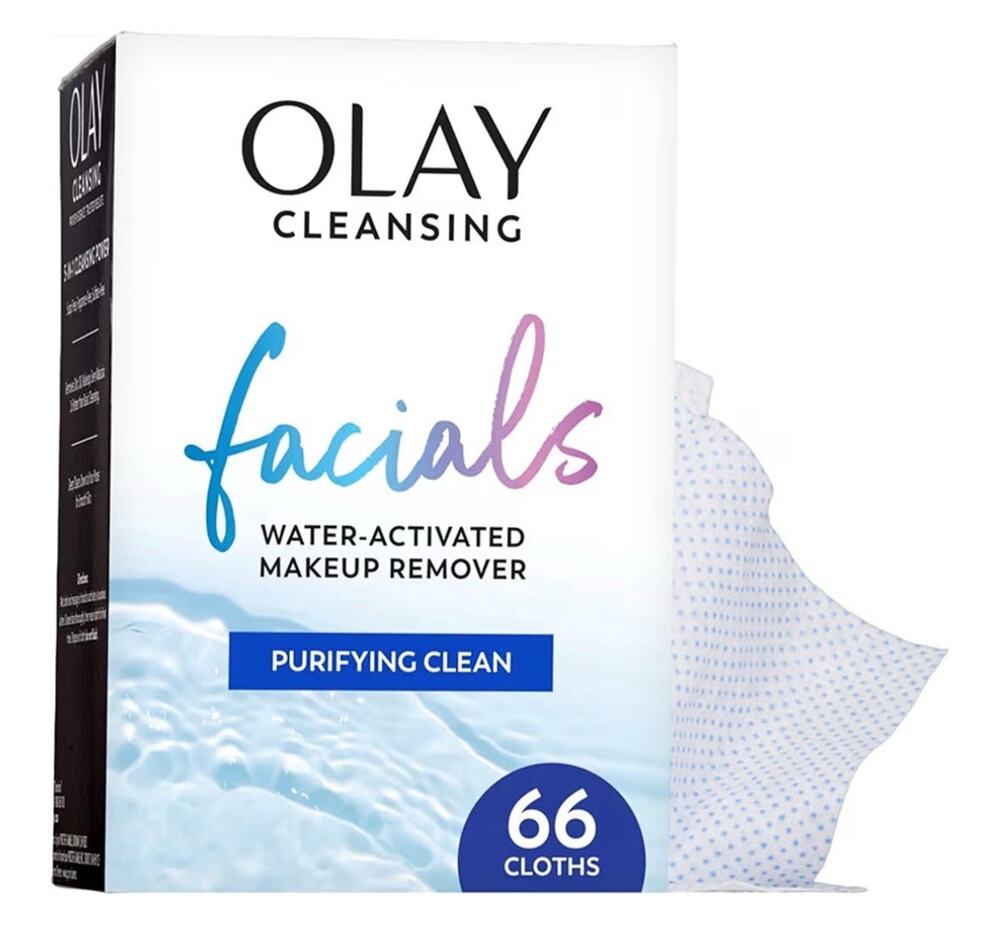 Olay Makeup Remover Wipes, Daily Facials Deep Clean Face Cleanser for Normal to